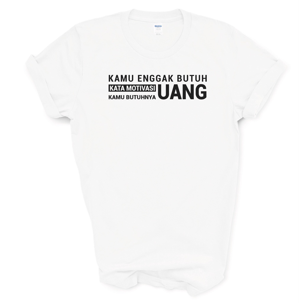 TSHIRT SABLON TULISAN UNIK KEREN KAOS PRIA KAOS WANITA LENGAN PENDEK