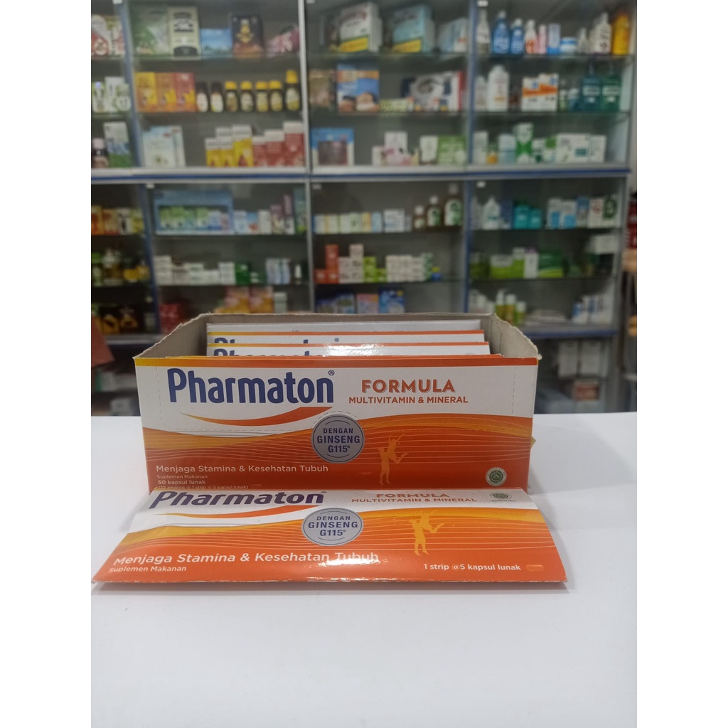 Pharmaton Formula Multivitamin Gingseng Parmaton Jaga Stamina dan Kesehatan