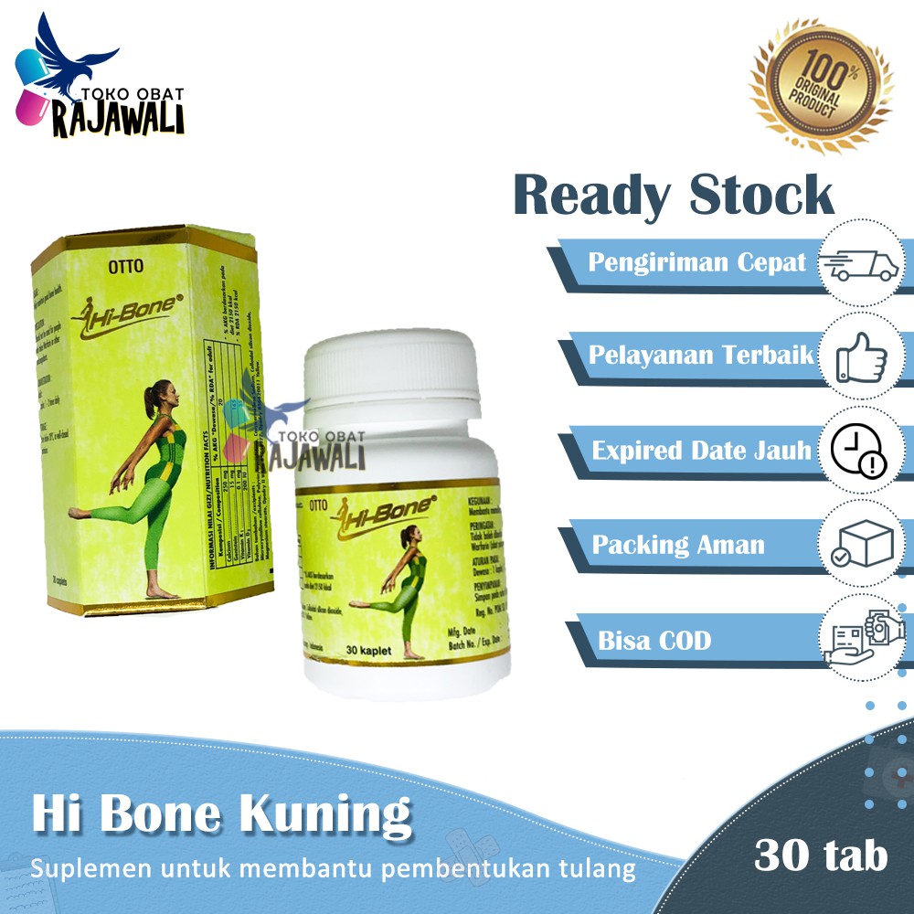 Hi bone kuning vitamin tulang 30 kapsul