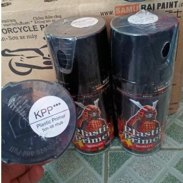 Samurai Paint Plastic Primer KPP*** Pilok Pilox Cat Dasar Plastik Samurai KPP*** (300ml)