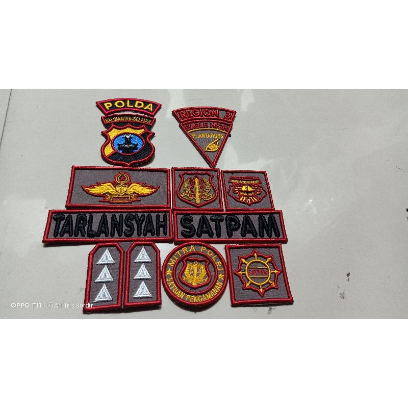 Satpam Bordir Timbul Eagle hight baru