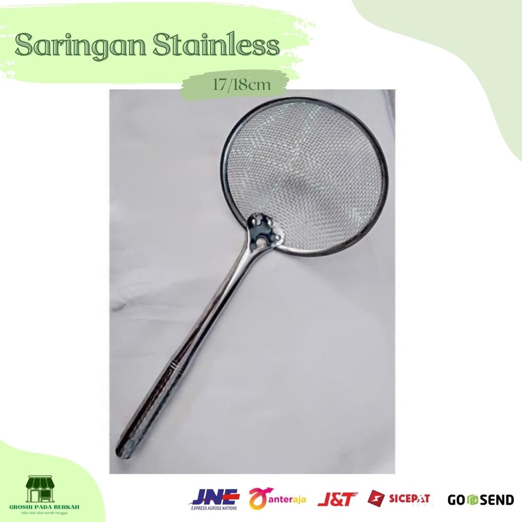 GPB - Saringan Stainless 17 / 18 cm - Saringan Mie - Saringan Minyak