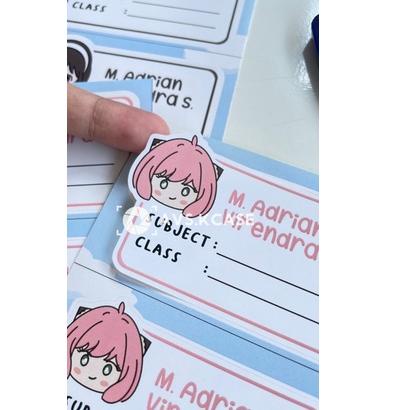 

LANGSUNG KIRIM.. Spy x Family Sticker Buku custom DAPAT SEMUA KARAKTER