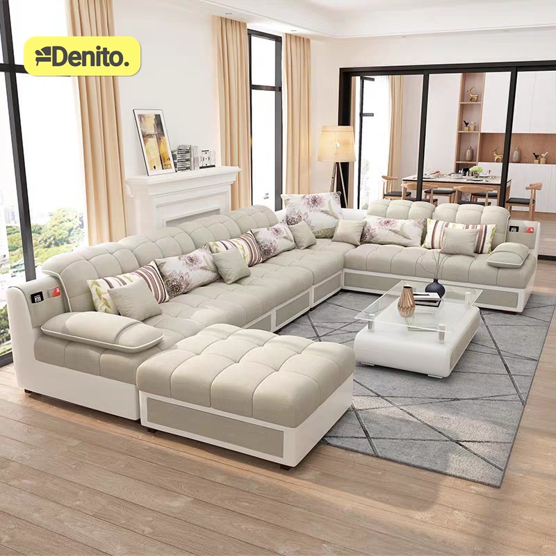 Sofa Minimalis Ruang Tamu leter U