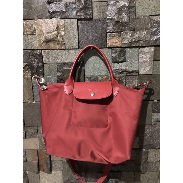 tas longchamp neo small preloved