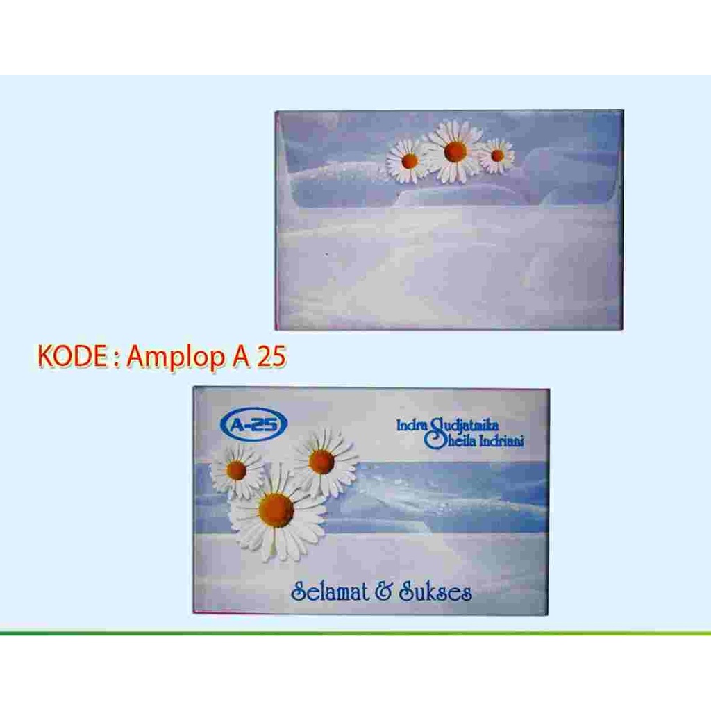 

Blangko Amplop Motif A 25 Murah isi 50