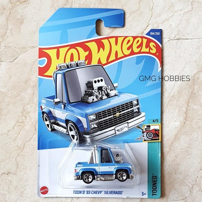E22 TOON D '83 CHEVY SILVERADO TOONED HOTWHEELS HOT WHEELS DIECAST