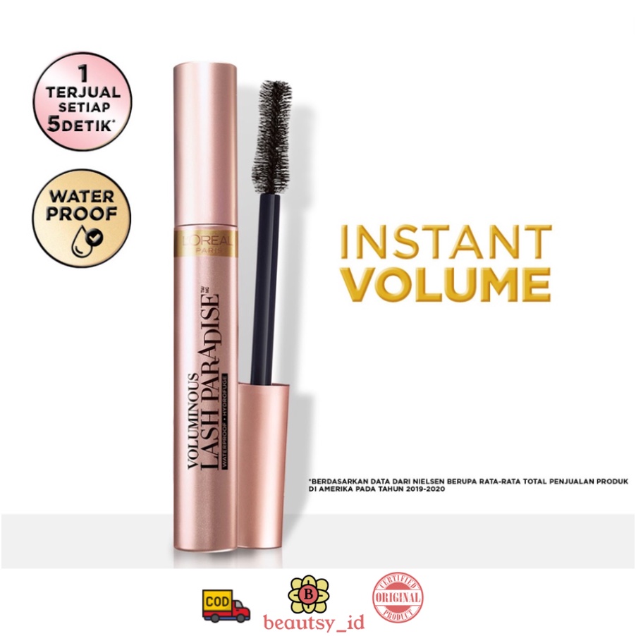 Loreal Voluminous Lash Paradise Mascara - L'oreal Paris Waterprooof Maskara