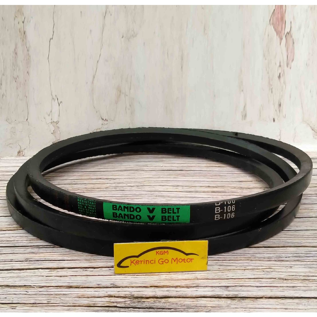 BANDO VAN BELT B-106 V BELT TALI KIPAS B106 FAN BELT VANBELT POLOS