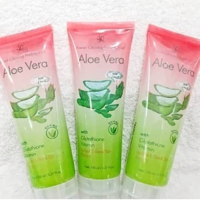 [ORI] FACIAL GLOWING PEELING GEL ALOE VERA BY SYB Tube BPOM Mengangkat Kotoran dan Sel Kulit Mati - BPOM 130ml