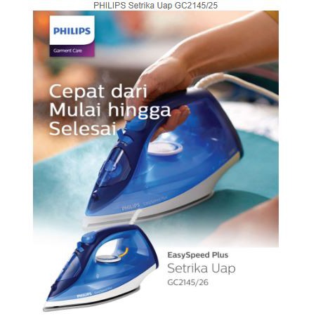 PHILIPS SETRIKA UAP GC 2145 / GC2145 / Steam Iron