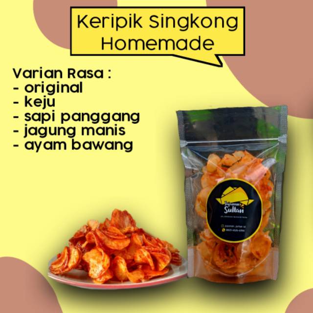 

KERIPIK SINGKONG PEDAS MANIS || CEMILAN