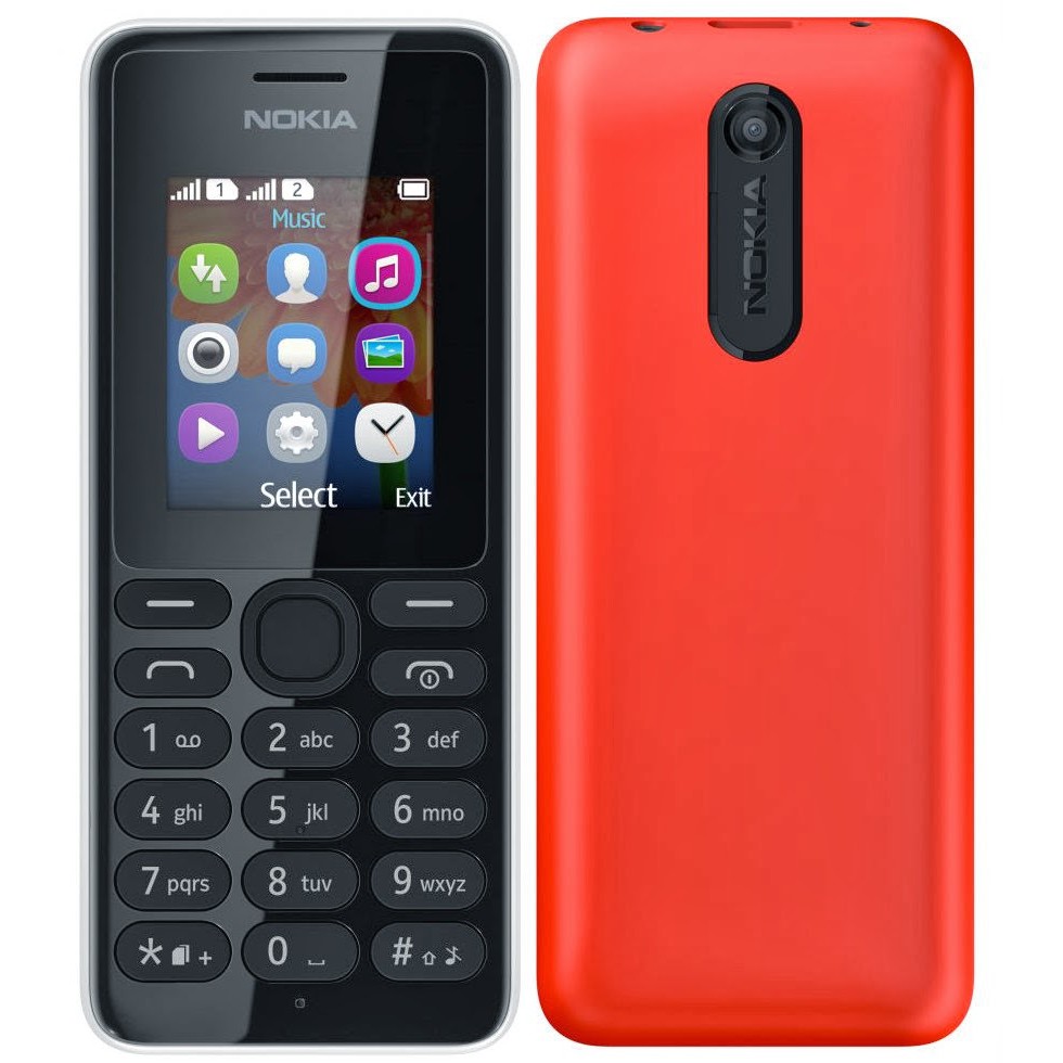 HANDPHONE Jadul Nokia 108 HANDPHONE murah new kamera mobile Phone 2 SIM  NOKIA 108 murah-merah