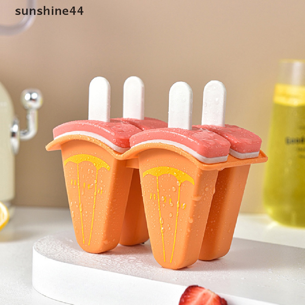 Sunshine Cetakan Es Krim Popsicle Homemade DIY Bentuk Semangka