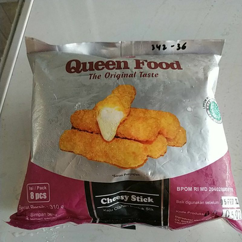 

Queen Food cheesy stick 310gr