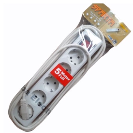 COLOKAN Stop Kontak Colokan Listrik 5 Lubang Panjang 5 Meter AQUARIUM/AQUASCAPE