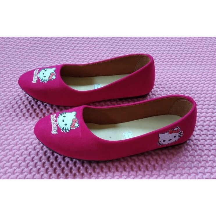 Sepatu Anak Perempuan FlatShoes Kartun Hlo Kty