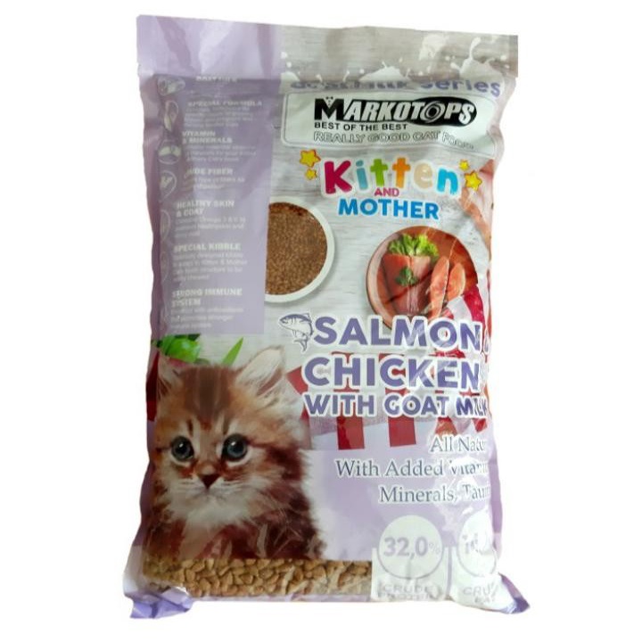 MARKOTOPS KITTEN MOTHER SALMON CHICKEN WITH GOAT MILK REPAK 1KG