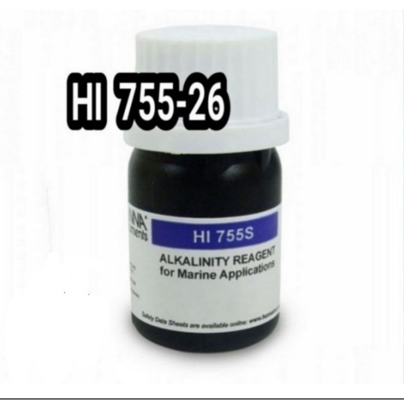 Hanna Instruments HI-755-26 Reagent for Marine Alkalanity Pocket Checker HI-755-25 Test