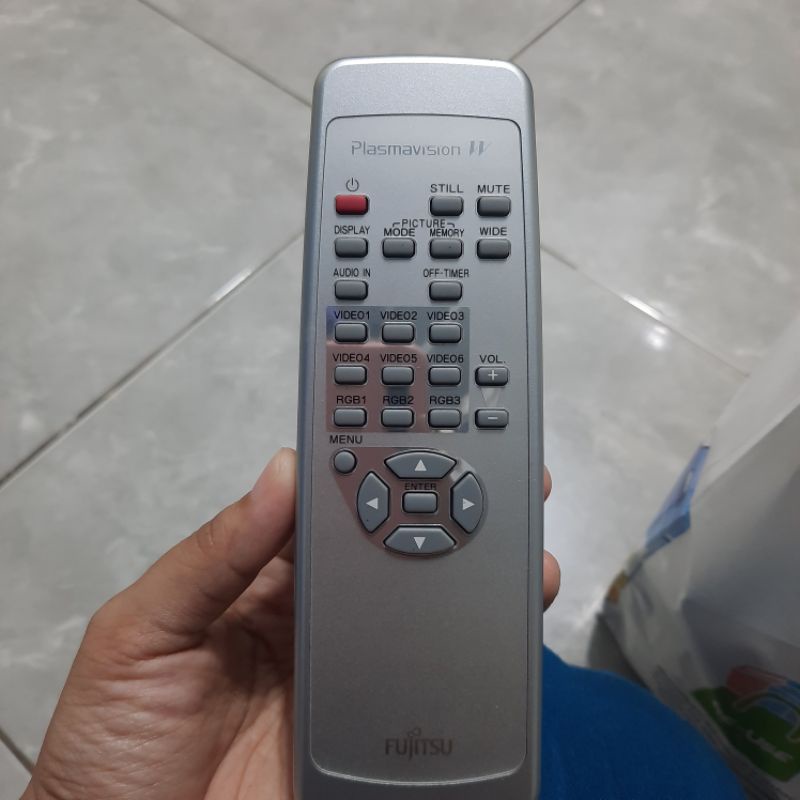 REMOTE REMOT FUJITSU PLASMAVISION P-RMS301-S ORIGINAL ASLI