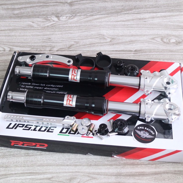 Shock Depan NMAX Upside Down RPD Black / Hitam Front Shockbreaker