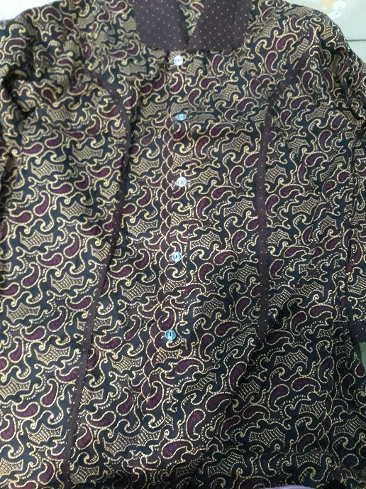 [ Terbaru ] Atasan Batik Wanita Kerja Kantor Ori Shabirah Batiksolo Blouse Blusebatik Batikmodern Xl