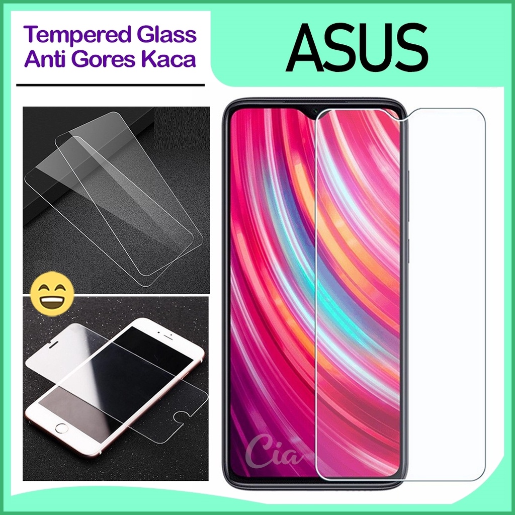 Anti Gores Kaca ASUS ZENFONE Selfie 2 3 Laser 4 Selfie Pro Max 5 2018 C Go 5 5.5 inci Live L1 L2 Plu