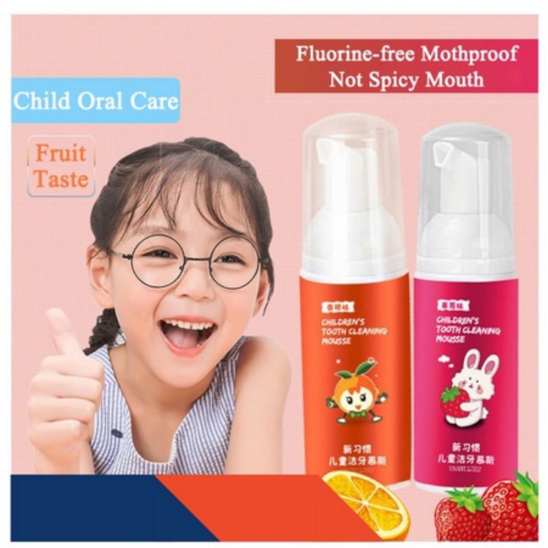 ODOL anak anak/ pasta gigi anak/ toothpaste Sikat Gigi Anak Bentuk U Bahan Silikon