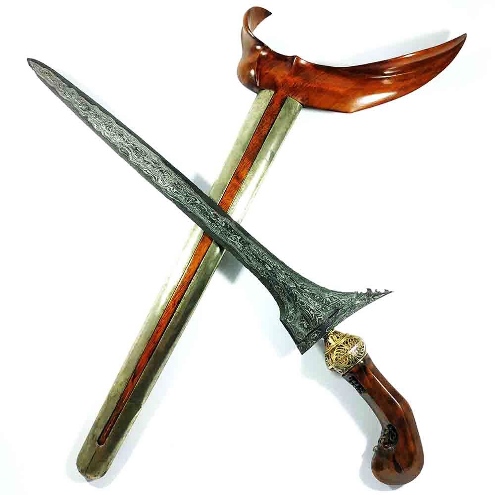 Keris Pusaka Dhapur Jalak Ngore Pamor Wos Wutah Tangguh PB IV