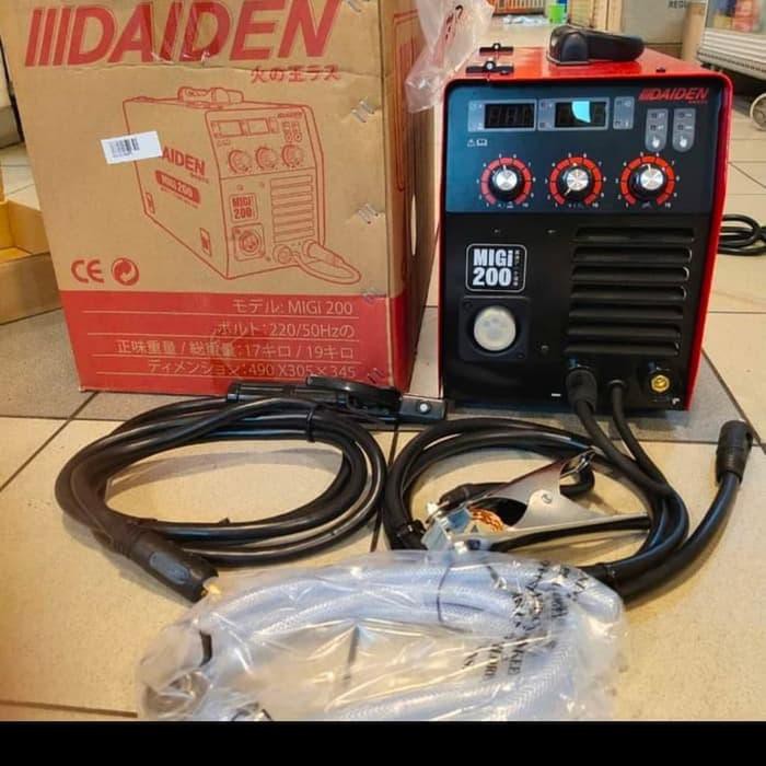 MESIN LAS DAIDEN MIGI 200 INVERTER LAS CO2 DAIDEN MIGI 200 TRAFOLAS