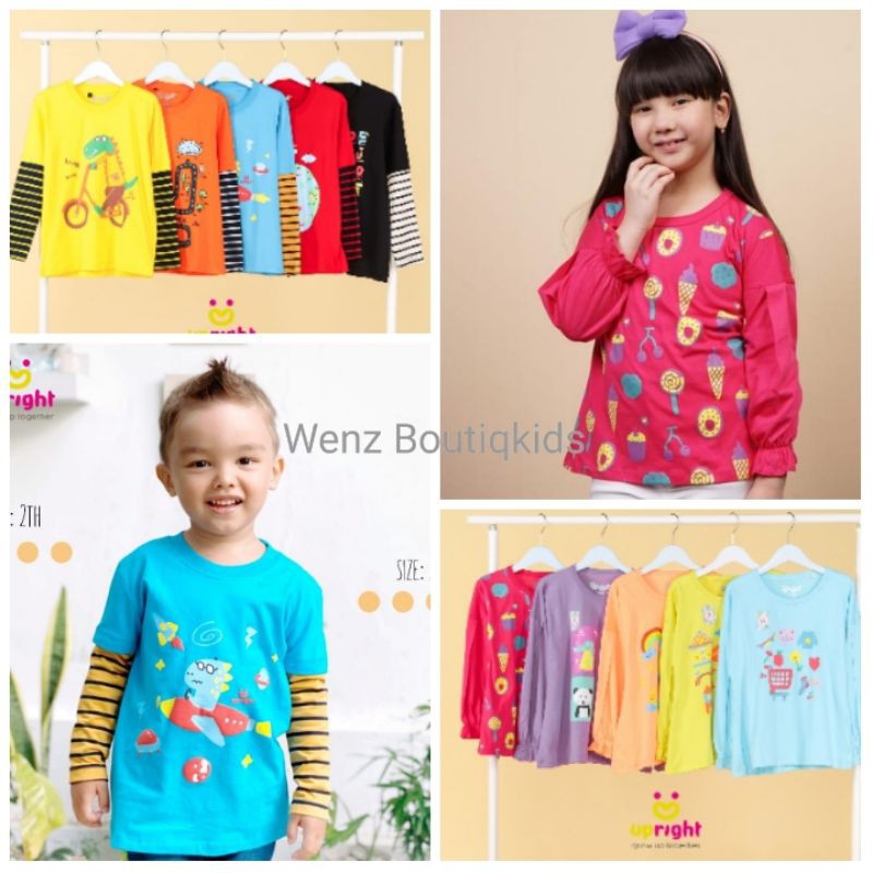 Kaos Anak Lengan Panjang / Longsleeve Upright baju panjang anak kaos anak kaos lengan panjang anak
