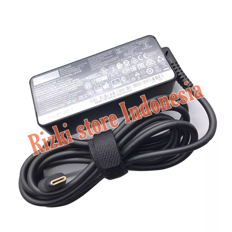 Charger Laptop Lenovo 20v - 3.25A Type - C Thinkpad T480 T480S T580 E580 E490 L380 L390 L480 X270 X280 X380 X390 R480