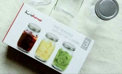 Krishome 400 Ml Set 3 Pcs Stoples