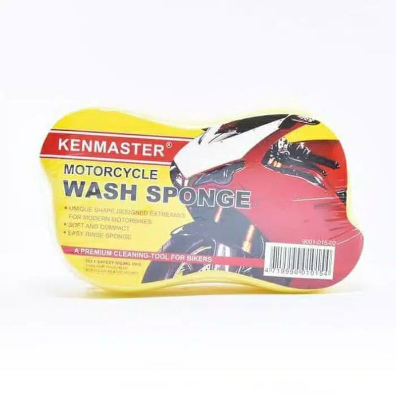 Kenmaster , 2 Pcs  ,  PWash Sponge ,  Busa Spon Cuci Motor. Spon Busa OVAL