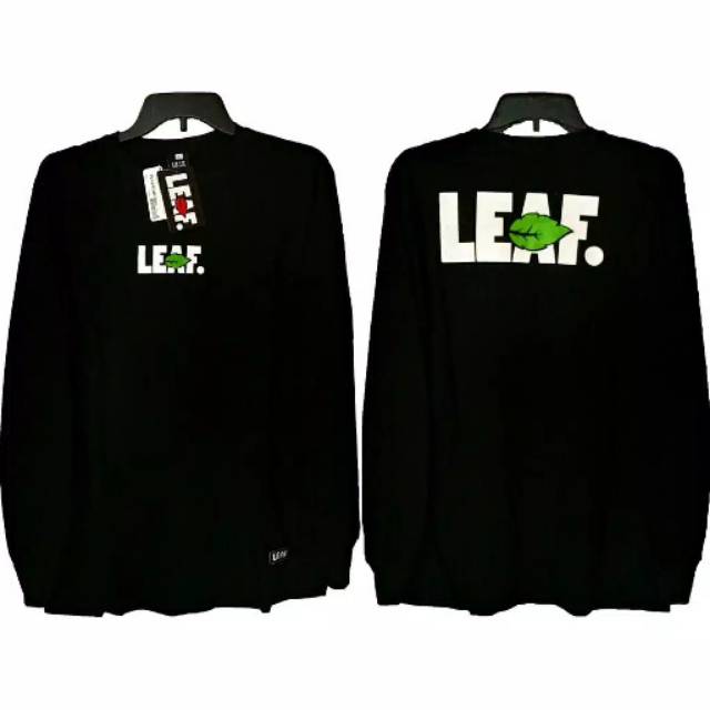 PROMO Pakaian Pria Kaos Distro Premium LEAF lengan panjang PROMO Pakaian Pria Kaos Distro Premium LEAF lengan panjang