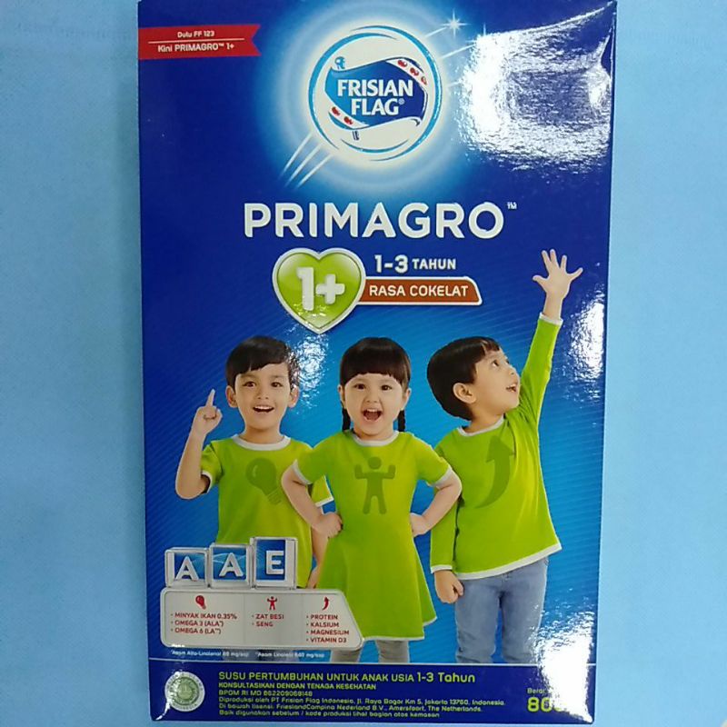 Frisian Flag Primagro 1+ 750gr Madu/Vanilla/Coklat