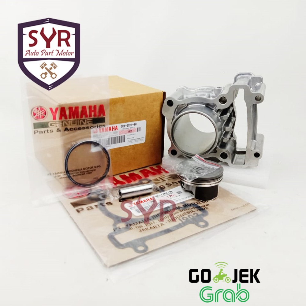 Blok seher komplit +piston kit vixion old ,vixion new,jupiter mx (1PA/3C1 150cc) 100% BERKUALITAS