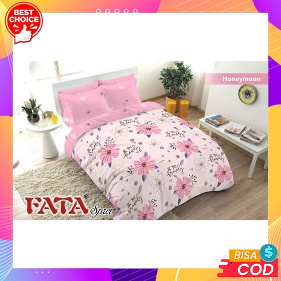 Jual Bed Cover Set Kotak Emily Seprai Aesthetic No 1 Ukuran 180X200