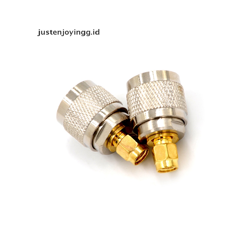 Adapter Konektor Coaxial RF Tipe N Male Plug Ke SMA Male