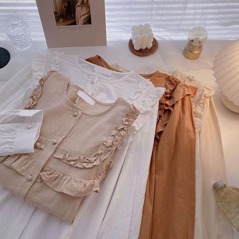 Blouse Crincle / Cila Blouse / Blouse Wanita / Blus Korean Style . , . ,