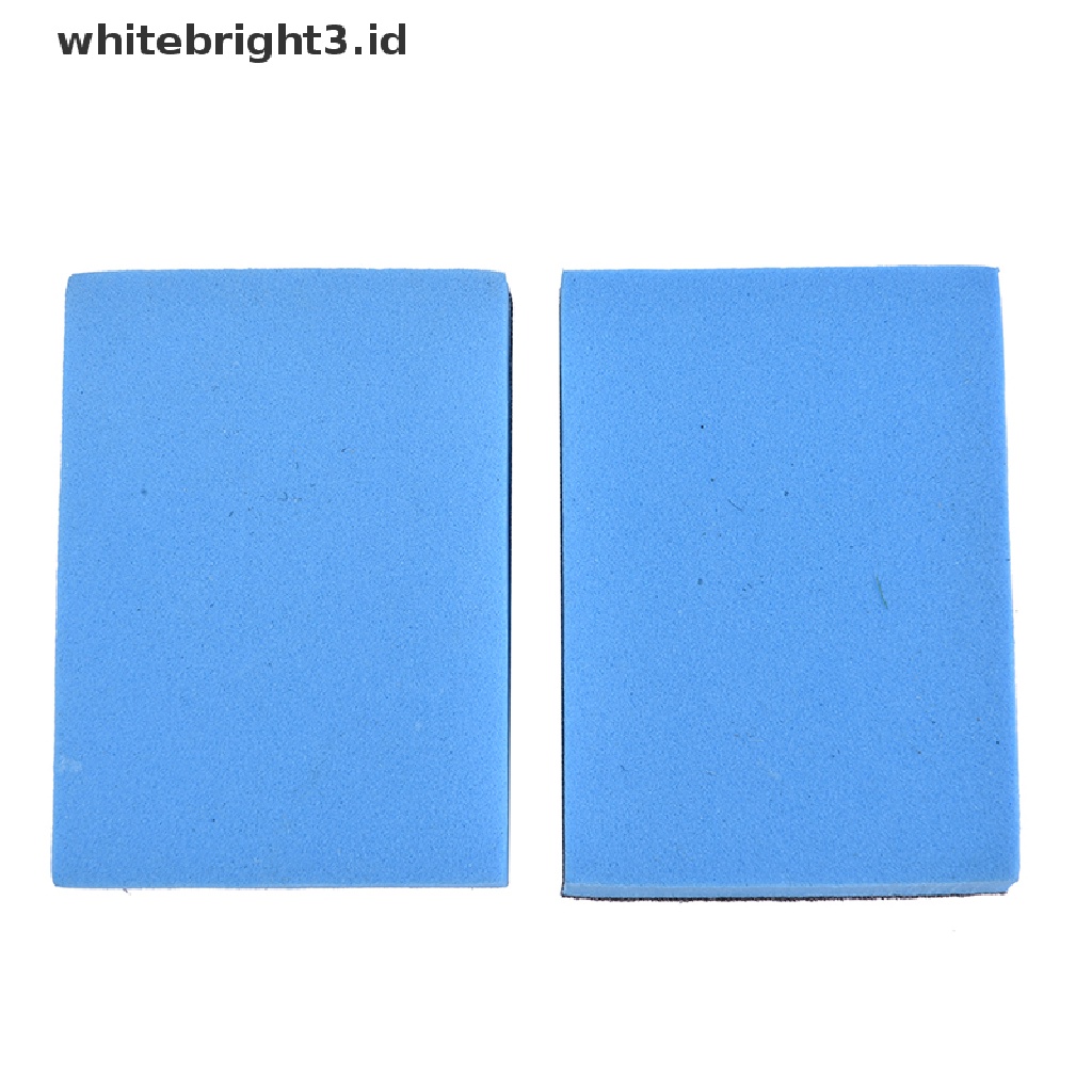 {whitebright3.id} 10 * Spons Pelapis Keramik Mobil Kaca Nano Wax Coat Aplicator Polishing Pads