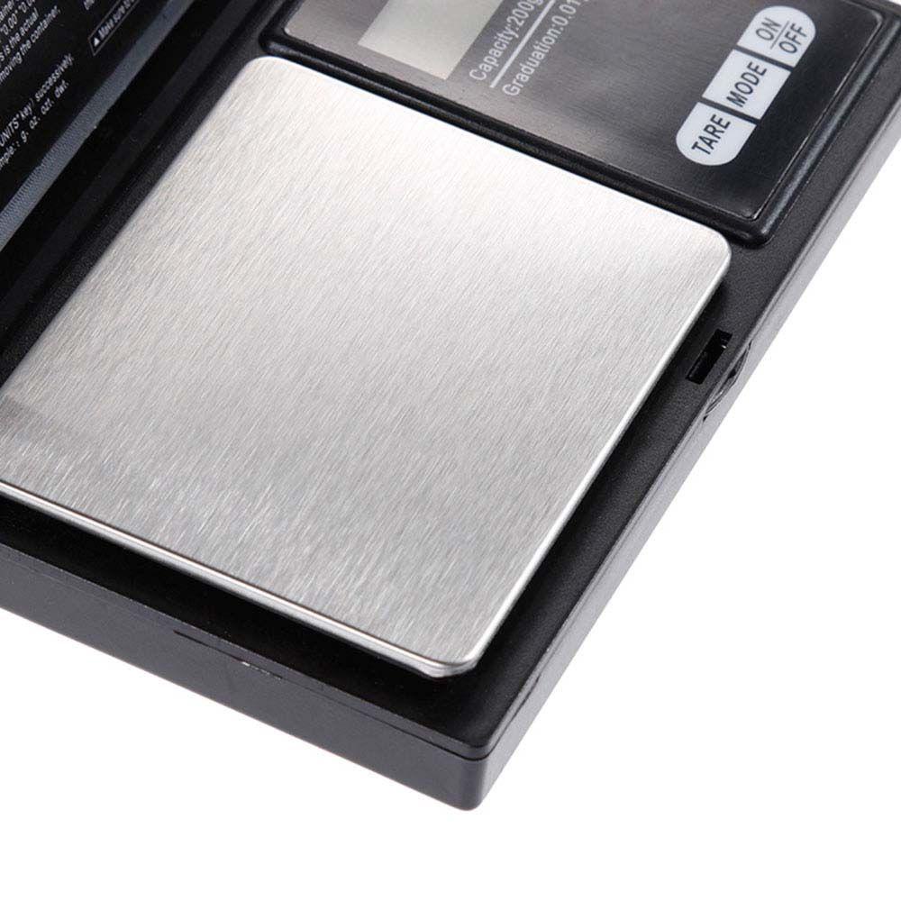 Solighter Electronic Scale Timbangan Berat Badan Display Digital Stainless Steel Pocket Scale