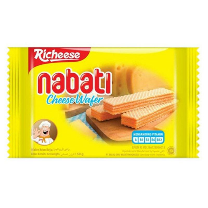 

Richeese Nabati Wafer Keju 50gr Pasar segar depok