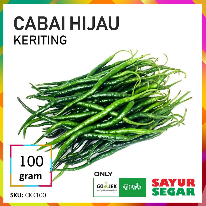 Cabai / Cabe Hijau Keriting [100G] | Shopee Indonesia