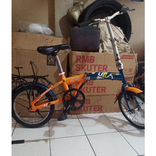 sepeda lipat Odessy 16,inch single speed second mulus