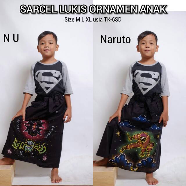 SARCEL BATIK LUKIS ORNAMEN CELANA SARUNG INSTAN MODERN MURAH