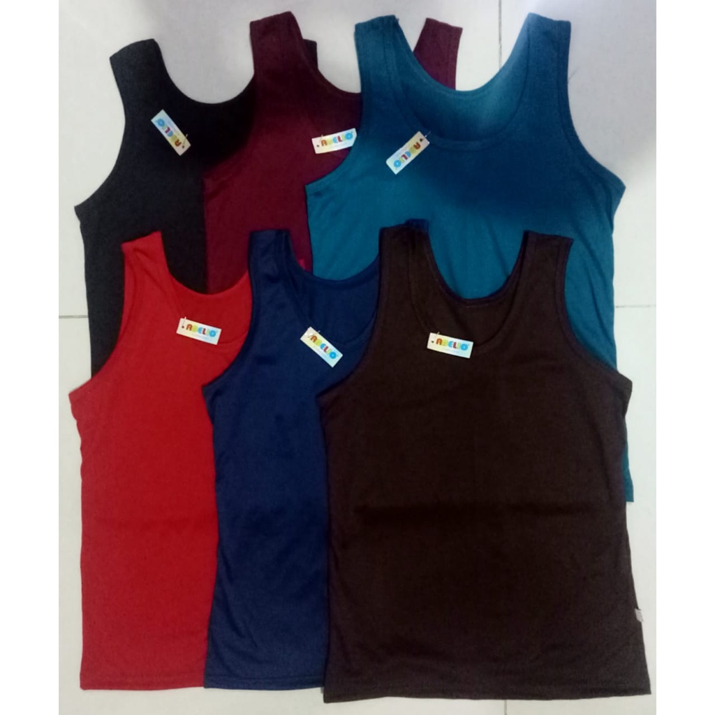 Tanktop XL / Singlet Tali Besar &amp; Tali Kecil Dewasa XL