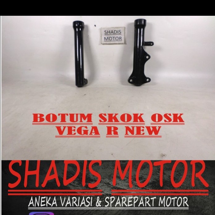 Bottom Shock Depan Motor Vega R New Merk OSK Warna Black Tabung Shock