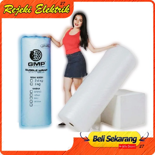 Bubble Warp Warna Bening 125cm - DI JUAL ECER Untuk Packing Barang Dan Pengemasan Paket