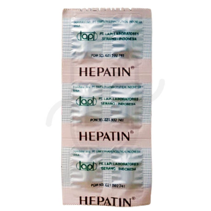 HEPATIN STRIP 6 KAPLET